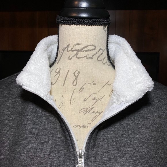 Cuddl Duds Women's Medium Fleece Lined Full Zip Jacket Sweater Size XL - Picture 5 of 8
